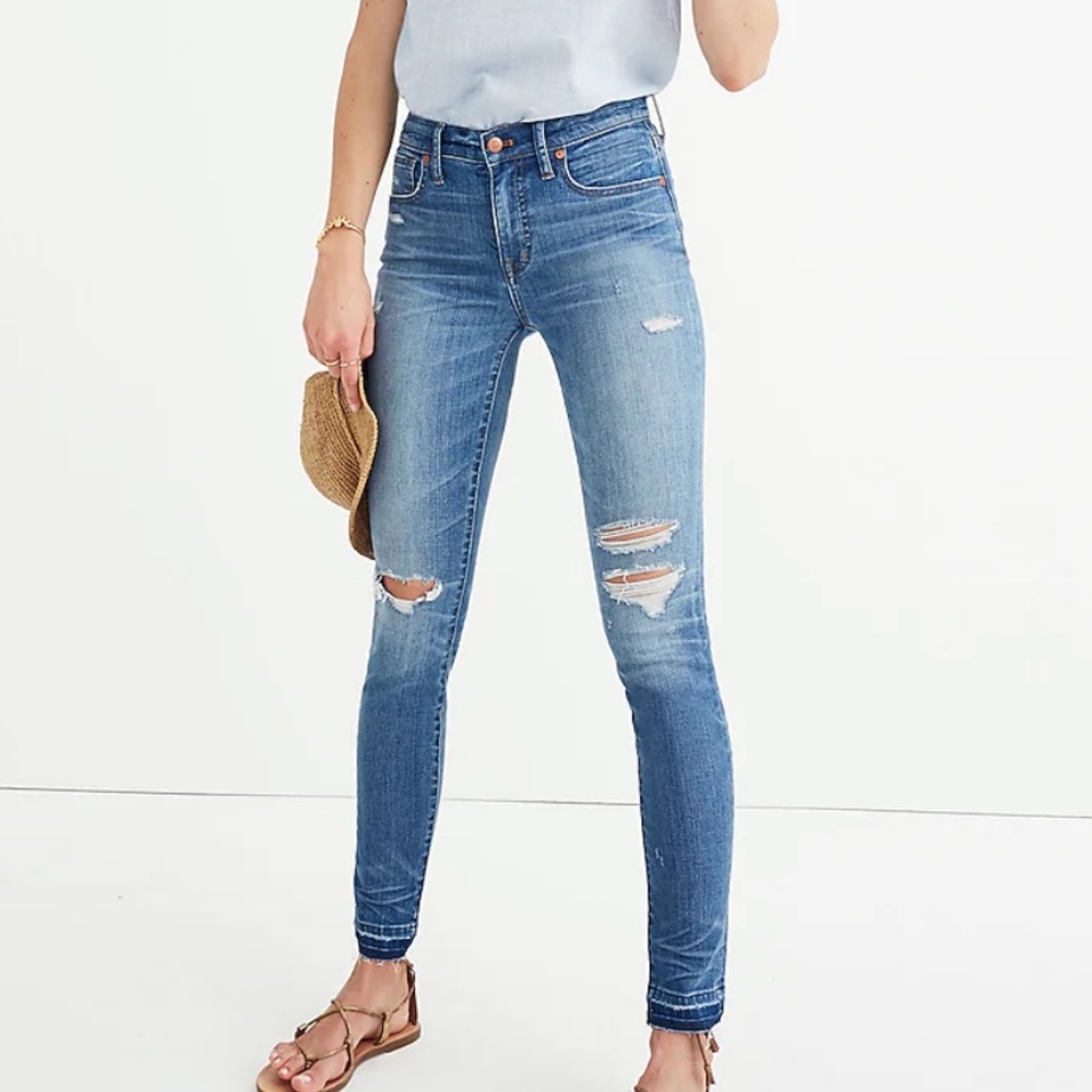Madewell 9” High Rise Skinny Jeans